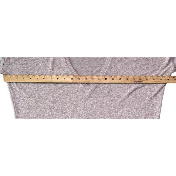 Express V-Neck Oversized Pink Top Women's Medium - Picture 3 of 6